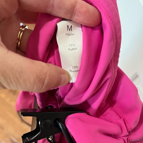 Halara high waisted drawstring side pocket joggers pink medium - Picture 4 of 4